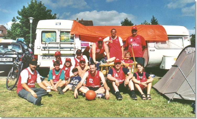 Das Labbos-Team beim Quattroball-Turnier 2003